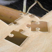 「干し草に乗る」 ジグソーパズル (側面)