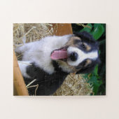 「干し草に乗る」 ジグソーパズル (横)