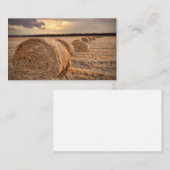 干し草の保釈農家Ag農業の名刺 名刺 (正面/裏面)