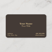 干し草の束 ビジネスカード (裏面)