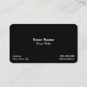 干し草の束 ビジネスカード (裏面)