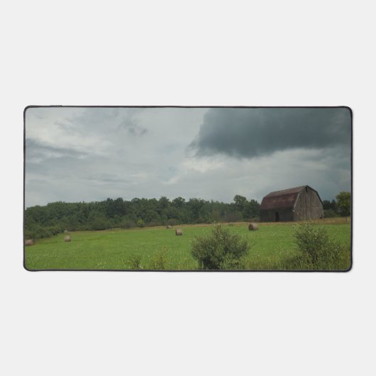 干し草フィールド デスクマット (正面)