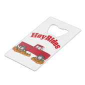 干し草乗り クレジットカード栓抜き (正面アングル)