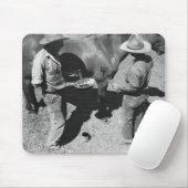 干し草用フォークのブランドのブランディングの馬 マウスパッド (マウス)