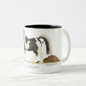 「干し草=ウンチの100kgの1kg!」 マグ (正面右)