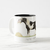 「干し草=ウンチの100kgの1kg!」 マグ (正面左)