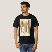 干ばつに強い小麦の植物、ヴィンテージ農業 Tシャツ (正面フル)