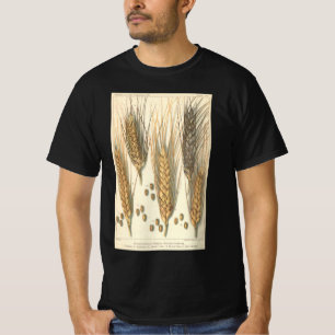 干ばつに強い小麦の植物、ヴィンテージ農業 Tシャツ
