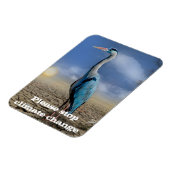 干ばつ青鷺 マグネット (左側)