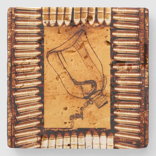 干ばつ ストーンコースター (正面)