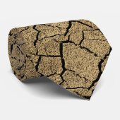 干カッコいいばつで土が割れた乾燥地 ネクタイ (ロール)
