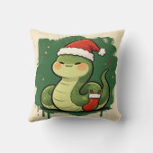 干支の巳 蛆 Christmas クッション (裏面)