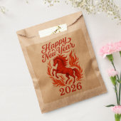 干支2026  赤い炎の馬 フェイバーバッグ (封をした状態)