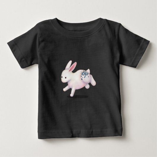干支 うさぎ かわいい 占い 星座 ベビーTシャツ (正面)