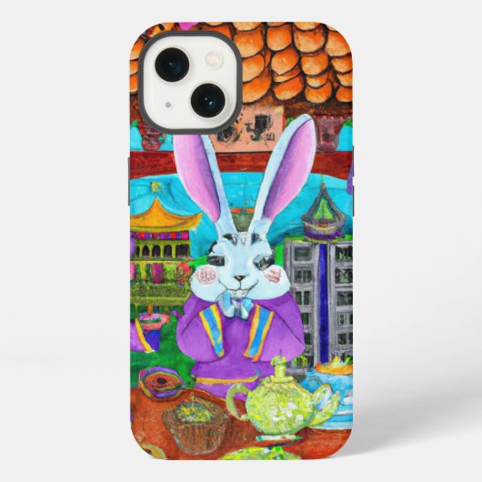 干支 兎 iPhoneケース (裏面)