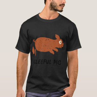 干支 第二弾 幸せな豚の家族 Tシャツ