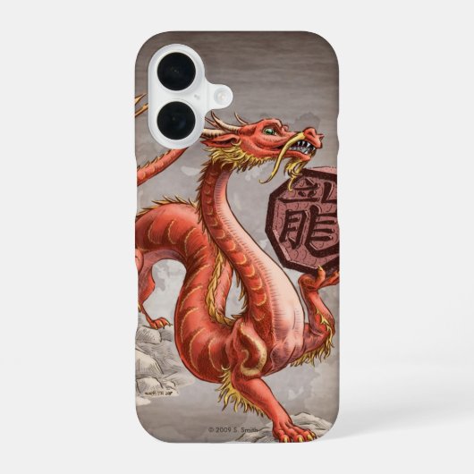 干支 辰年 ドラゴン iPhoneケース iPhone 16ケース (裏面)