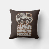 "干渉するべきミステリー機械"常に クッション (裏面)