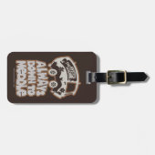 "干渉するべきミステリー機械"常に ラゲッジタグ (正面横)