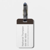 "干渉するべきミステリー機械"常に ラゲッジタグ (裏面縦)