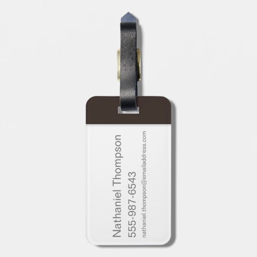 "干渉するべきミステリー機械"常に ラゲッジタグ (裏面縦)