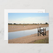 干潟の船 ポストカード (正面/裏面)