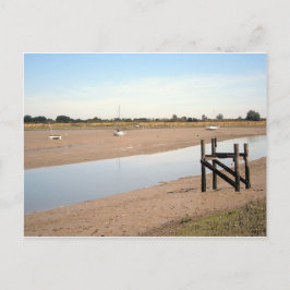 干潟の船 ポストカード