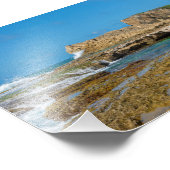 干潟プールと岩のレッジオブプンタラスチュナス フォトプリント            (角)