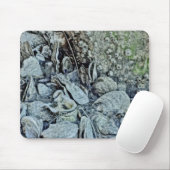 干潮の美しいのカキ養殖場 マウスパッド (マウス)