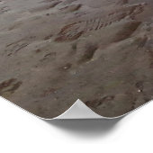 干潮時のパイグントン桟橋の景勝地 ポスター (角)