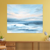 干潮時 – 抽象芸術シーケ絵を描ープ キャンバスプリント (インサイチュ (リビング))