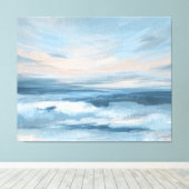 干潮時 – 抽象芸術シーケ絵を描ープ キャンバスプリント (インサイチュ (ウッドフロア))