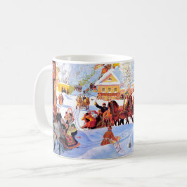 「干潮」。アートロシアのクリスマスプレゼント コーヒーマグカップ