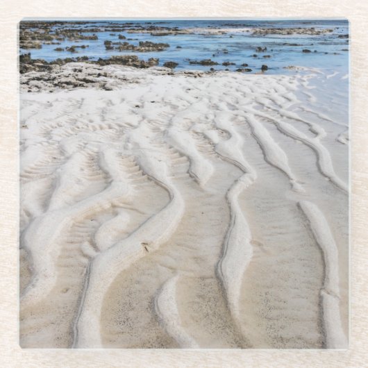 干潮 ガラスコースター (正面)