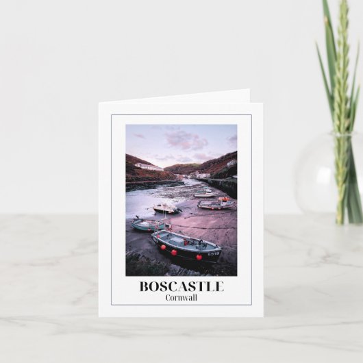 干潮、ボカシ、コーンウォール カード (正面)