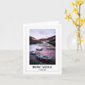 干潮、ボカシ、コーンウォール カード (黄色い花)