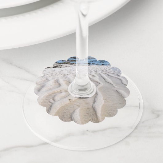 干潮 ワイングラスタグ (クローズアップ)