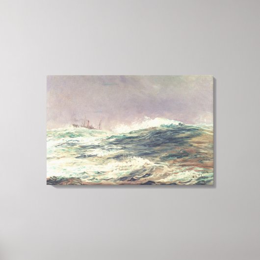 干潮、長いリーチ、1881年 キャンバスプリント (正面)