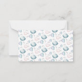 平おむつラッフルエンクロージャカード ノートカード (裏面)