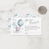 平おむつラッフルエンクロージャカード ノートカード (正面/裏面インサイチュ)