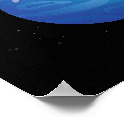 平おもしろいらな地球のギフト男性の女性フラットアース ポスター (角)