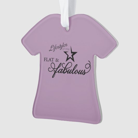 平らで及びすばらしいオーナメントのライフスタイル オーナメント (正面)