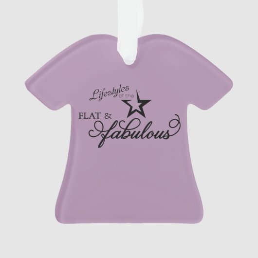 平らで及びすばらしいオーナメントのライフスタイル オーナメント (正面)