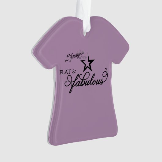 平らで及びすばらしいオーナメントのライフスタイル オーナメント (正面)