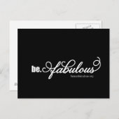 平らで及びすばらしい郵便はがき ポストカード (正面/裏面)