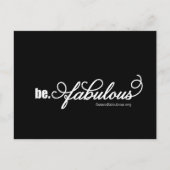 平らで及びすばらしい郵便はがき ポストカード (正面)