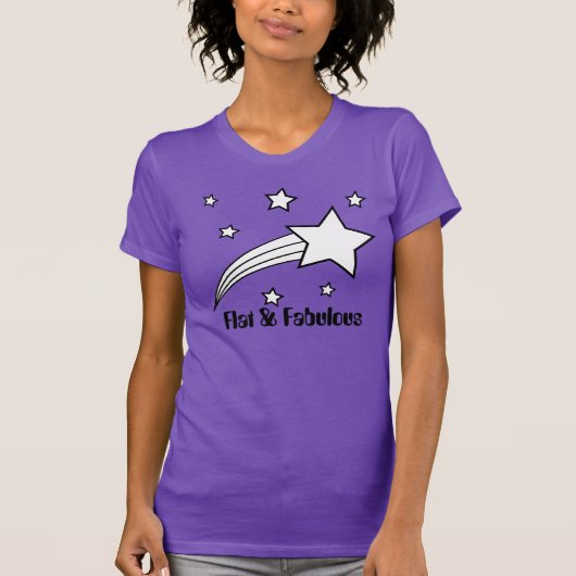 平らで及びすばらしいTシャツ Tシャツ (正面)