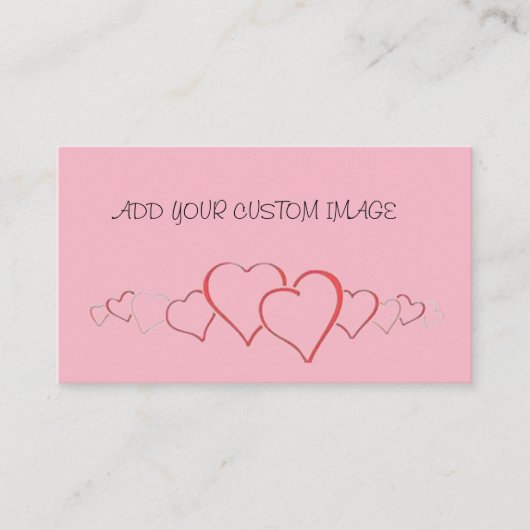 平らなアポイントメントカード 予約カード (正面)