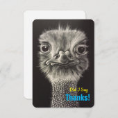 平らなカードありがとう サンキューカード (正面/裏面)