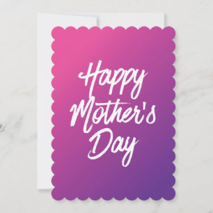 平らなカードの幸せな母の日 ノートカード
